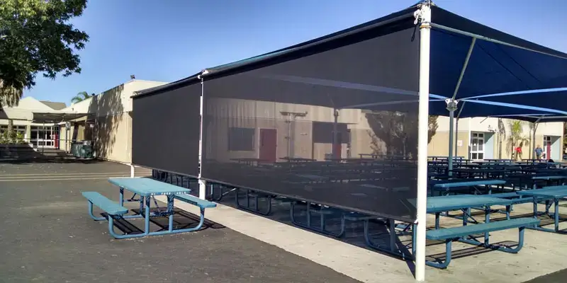 Custom-Fabricated Drop Roll Curtains Near San Clemente