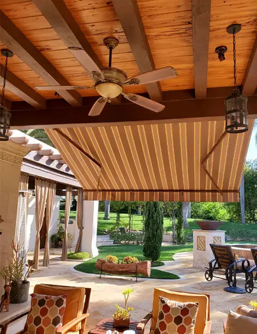 Manual & Crank-Operated Retractable Patio Awnings