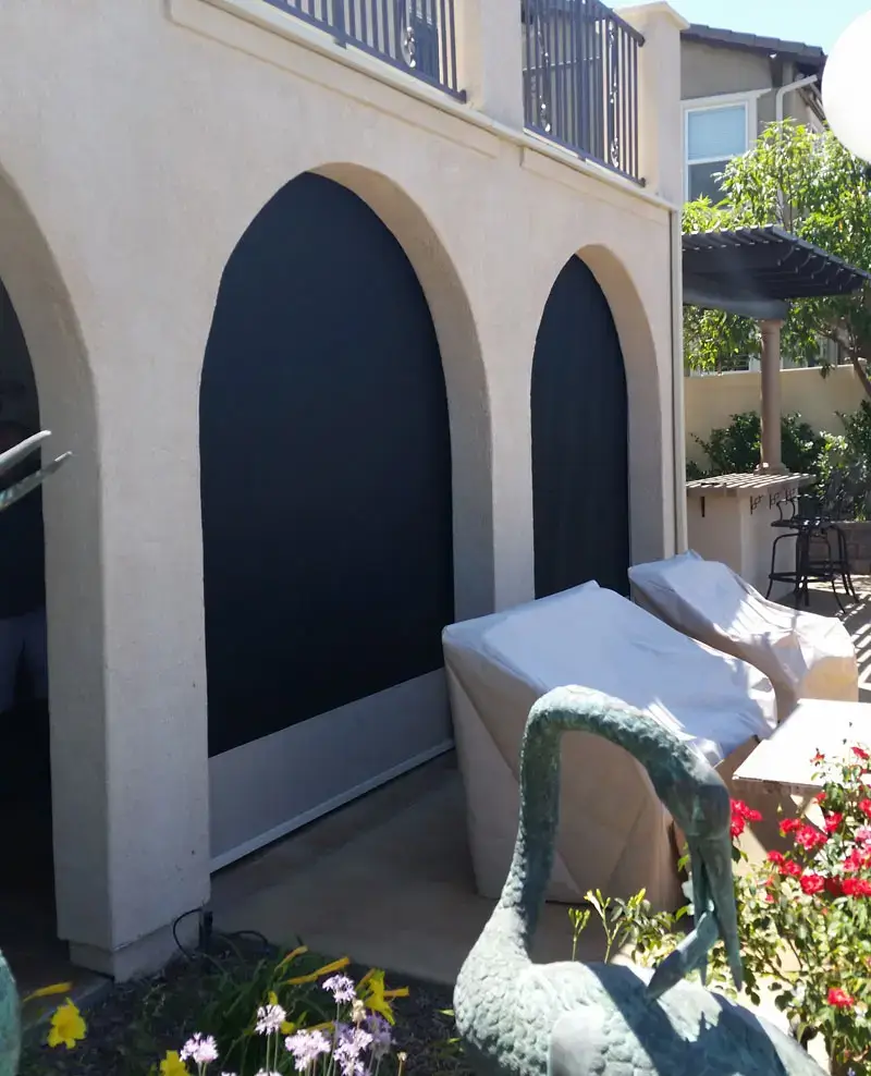 Outdoor Drop Shades & Solar Screens Fallbrook, California