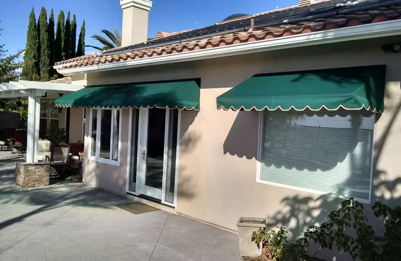 Stationary Sunbrella Awning in Carlsbad, CA