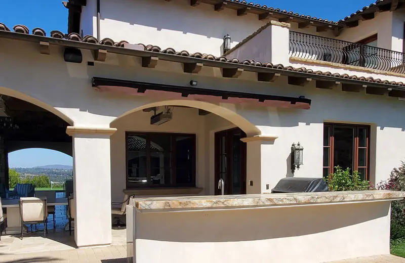 Motorized Retractable Awning, Rancho Santa Fe, CA