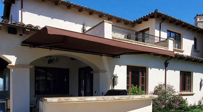 Sunbrella Patio Awning, Rancho Santa Fe, CA