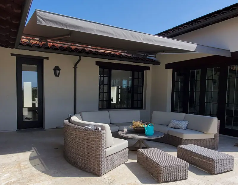 Roof Mounted Retractable Awning, San Diego, CA.