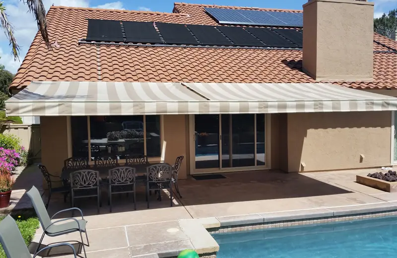 Custom Motorized Awning, Carmel Valley, CA