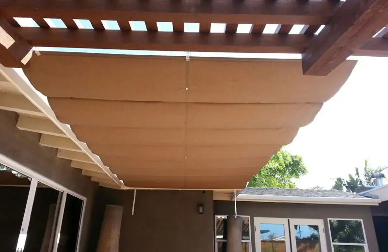 Retractable Slide Wire Canopies & Shades Installation